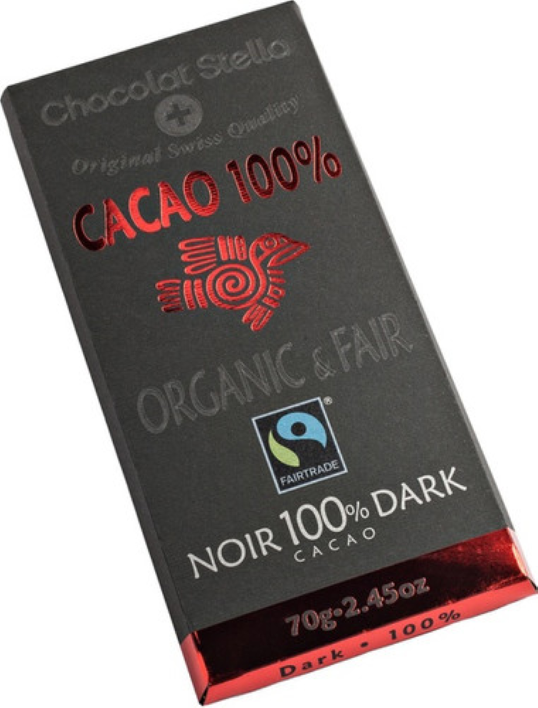 STELLA ORGANIC N FAIR 100% DARK CHOCO 70G